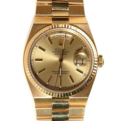 rolex quartz watch goldtime japan2963